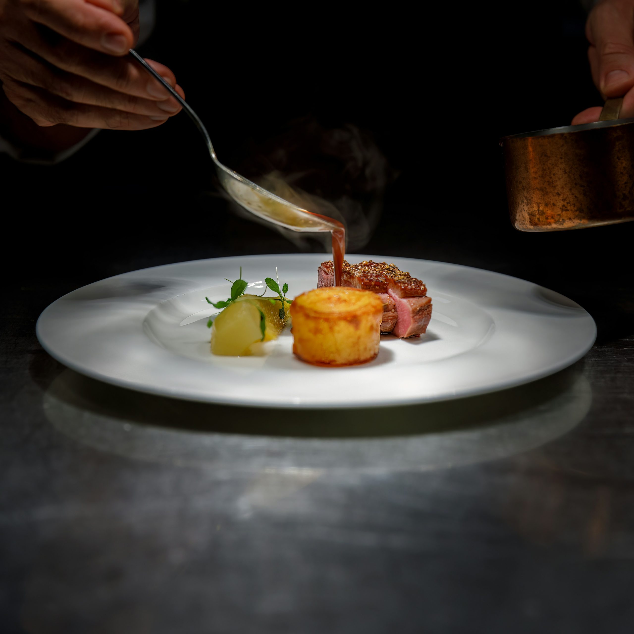 a picture of food bng plated by a chef Photo by <a href="https://unsplash.com/@gyllstrom_photo?utm_content=creditCopyText&utm_medium=referral&utm_source=unsplash">Urban Gyllström</a> on <a href="https://unsplash.com/photos/a-plate-of-food-MaWMfm-HCqQ?utm_content=creditCopyText&utm_medium=referral&utm_source=unsplash">Unsplash</a><br />
      