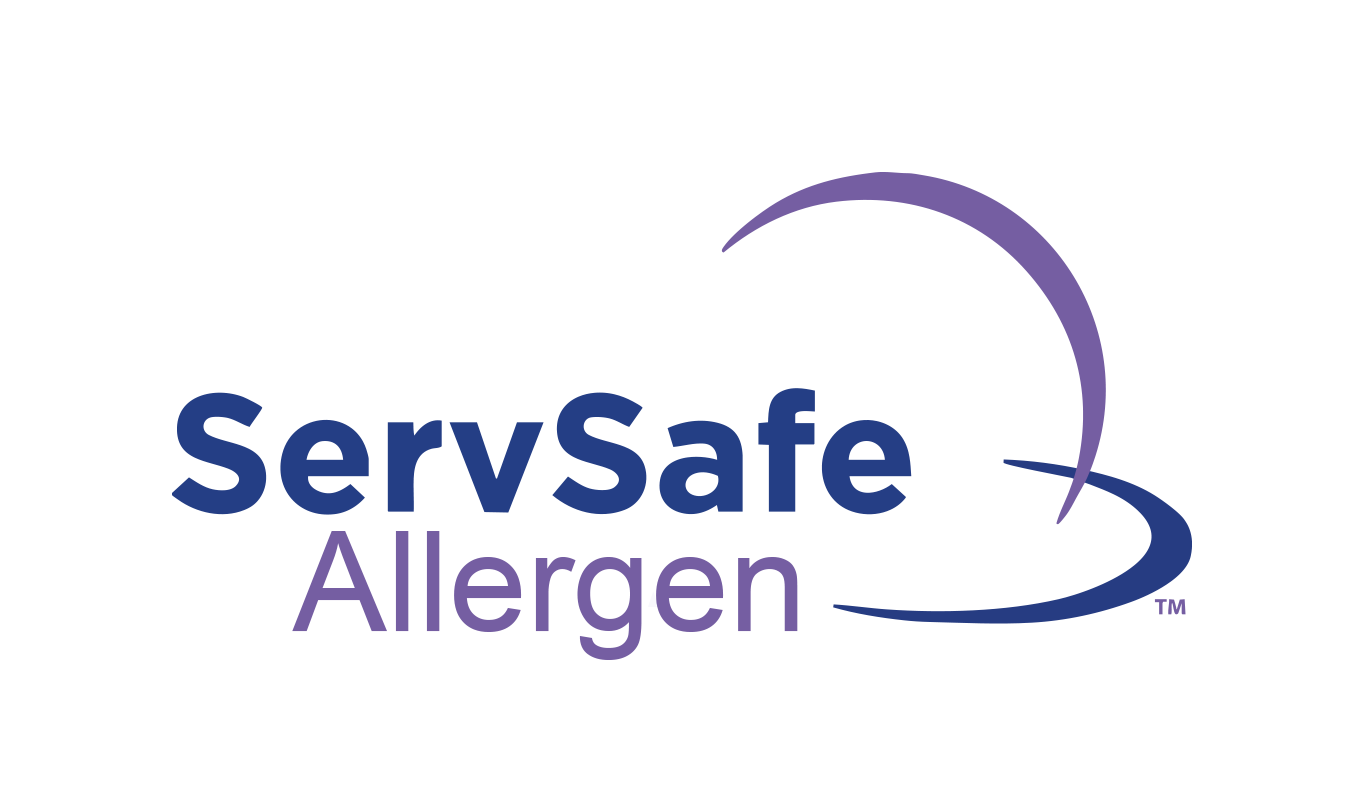 ServSafe Allergen logo in blue and purple